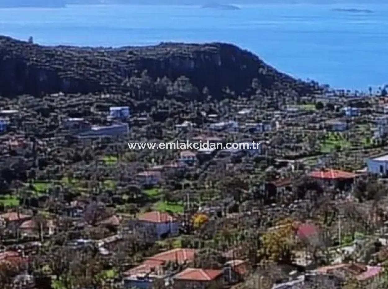 2100M2 Vorgefertigtes Dorfhaus Mit Meerblick Zum Verkauf Im Dorf Söğüt, Marmaris