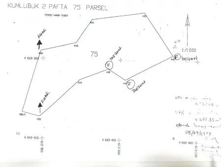 11000 M2 Overlooking The Sea At Kumlubük Bay For Sale